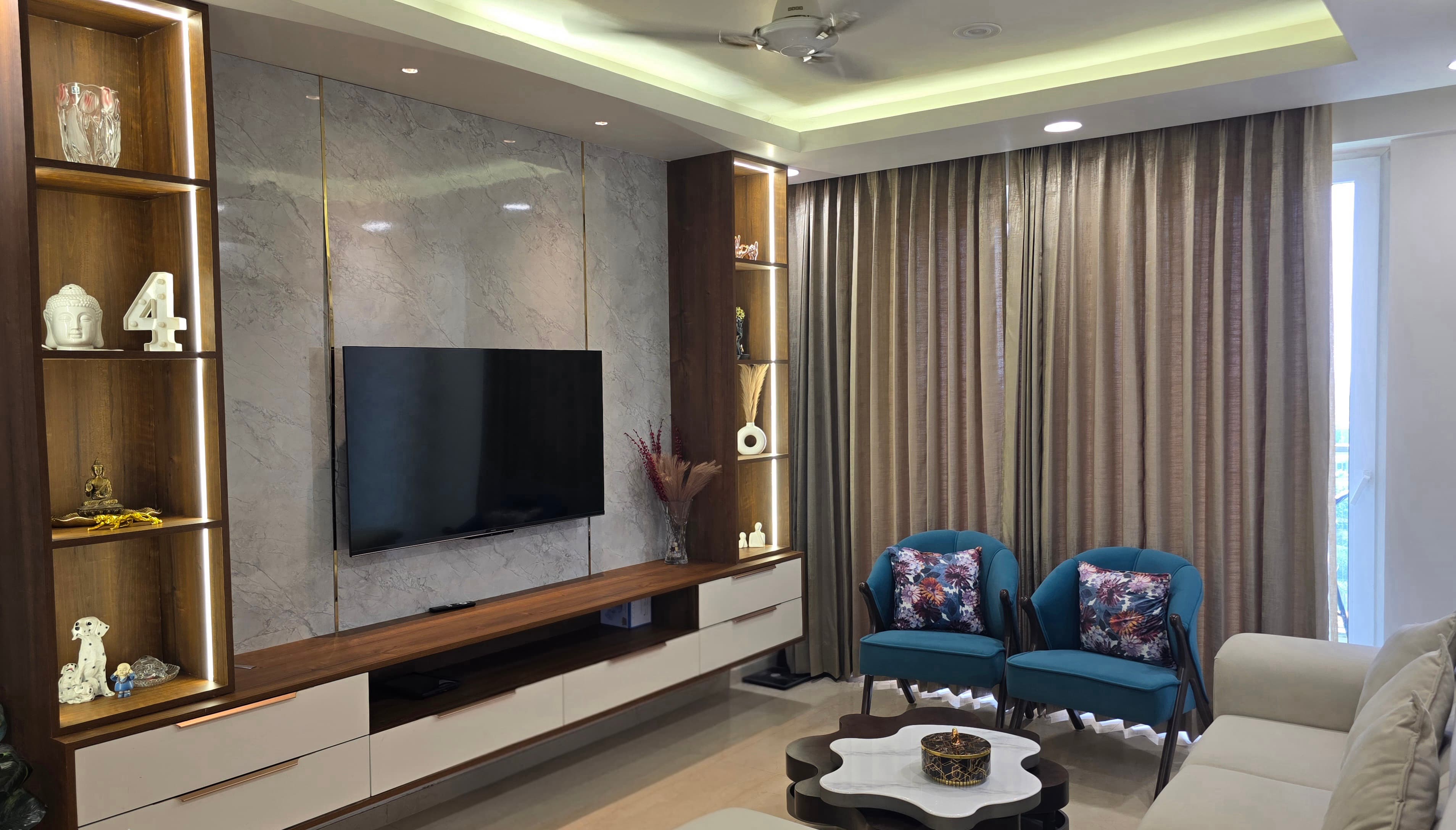 LUXURY APARTMENT INTERIORS — interior design detail 4, Ludhiana, Punjab